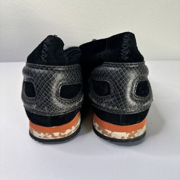 John Fluevog Men's Black Run Wild Leather Brogue Sneaker Shoes Size 12‎ - Picture 3 of 5